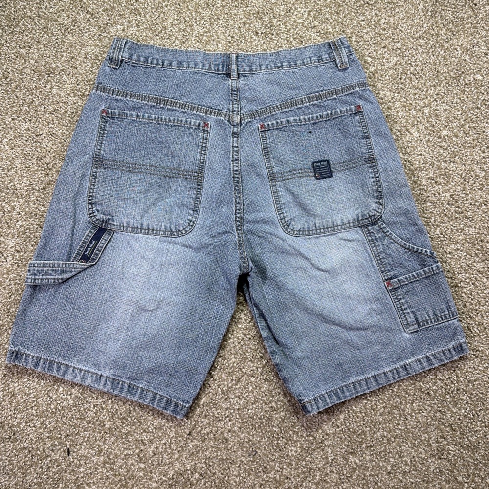 Vintage Stone Washed Carpenter Jorts Denim Duck head 90s Size 36